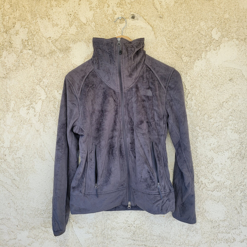 The North Face Jacket Womens Medium Gray Fleece Lightweight  Casual Outdoors M